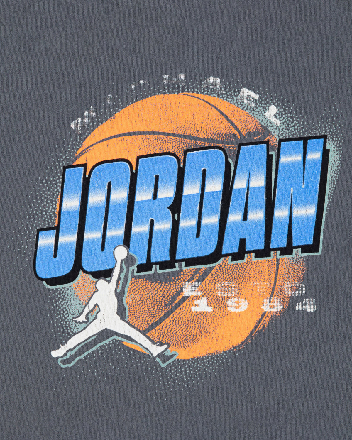 HOT Products Jordan Kids' Distressed Chrome T-Shirt Iron Grey