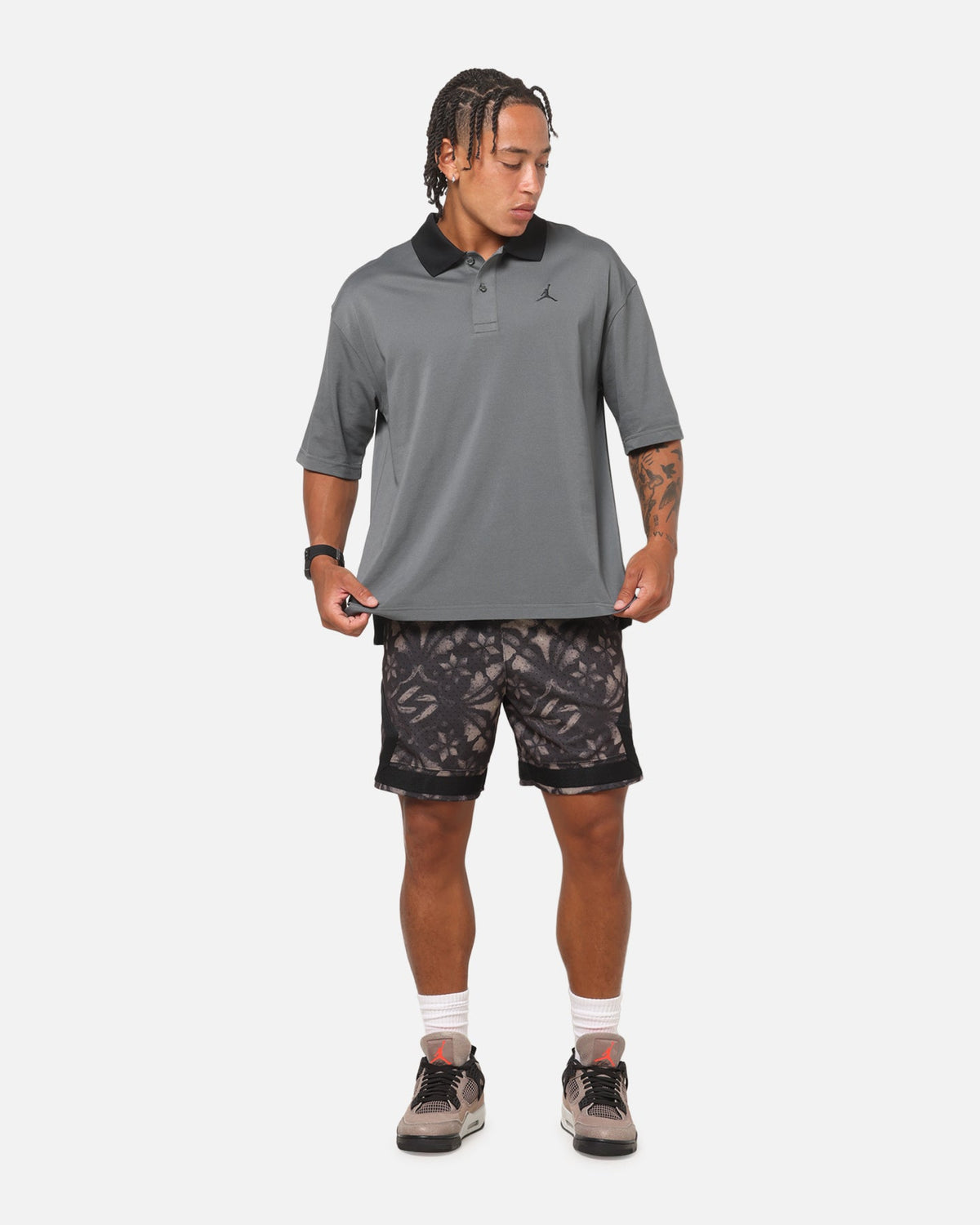 HOT Products Jordan Brooklyn Polo Top Iron Grey