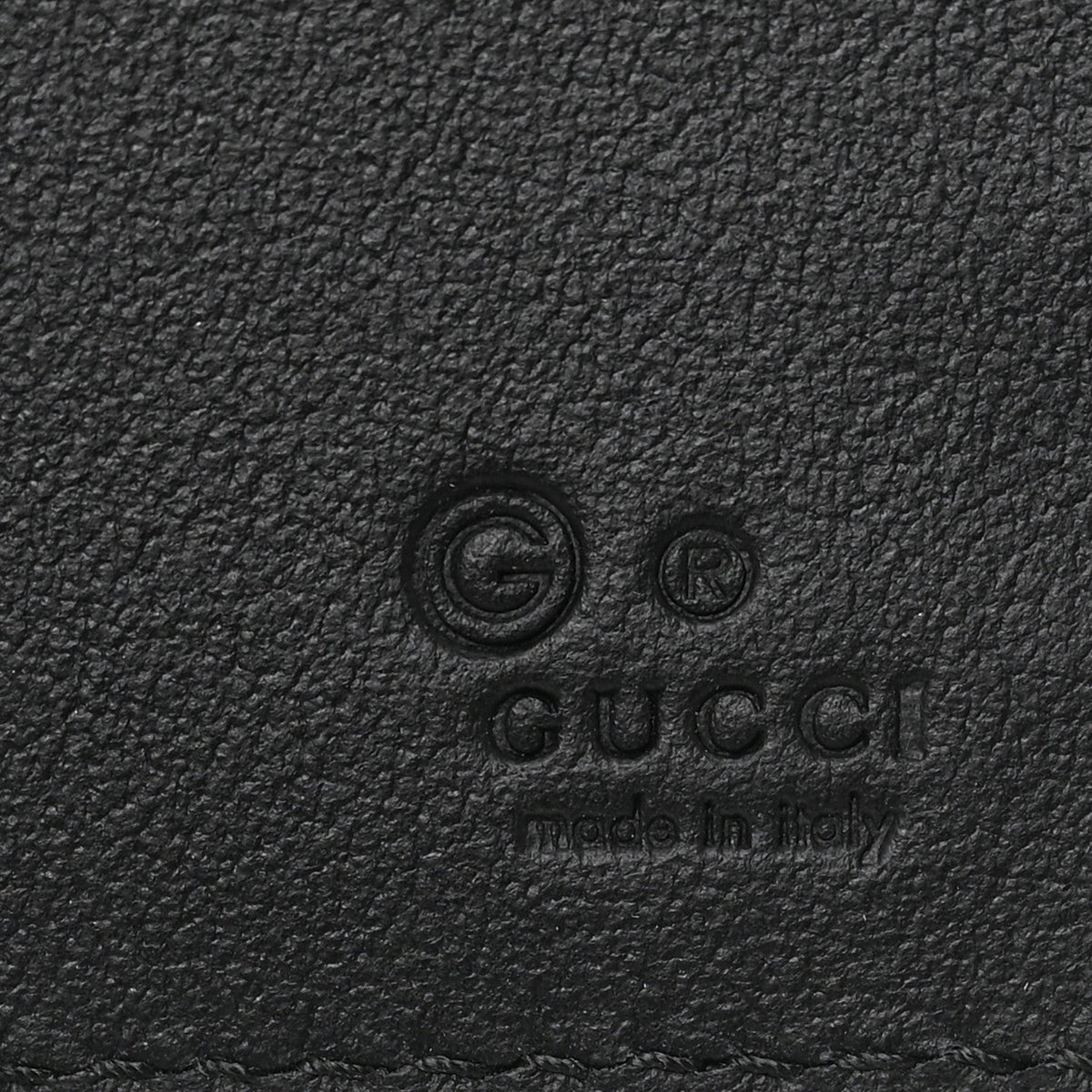Microguccissima Bi-Fold Wallet Black