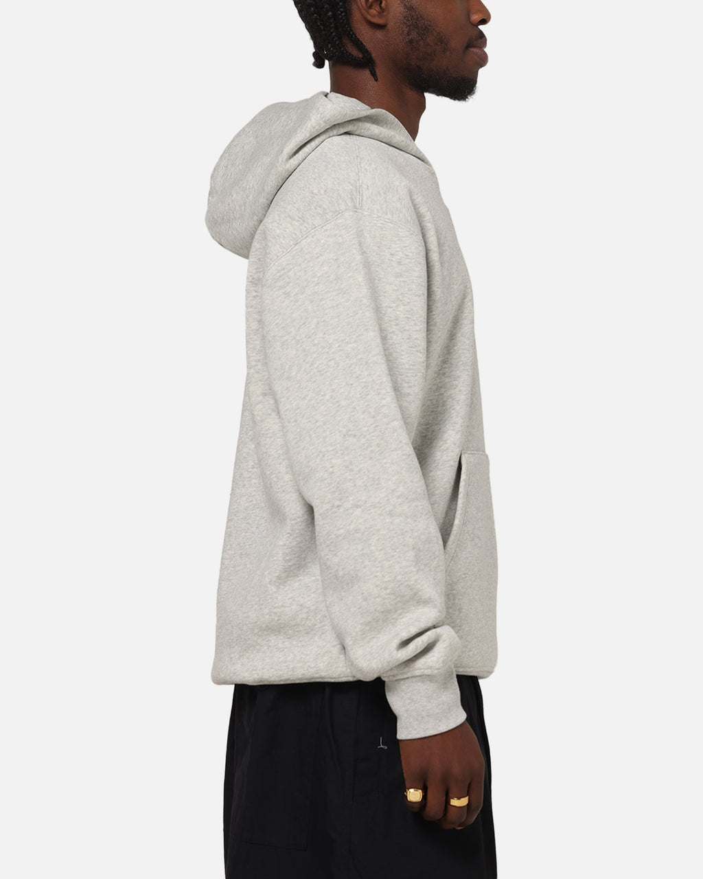 HOT Products Jordan Brooklyn Fleece Pullover Hoodie Grey Heather/White