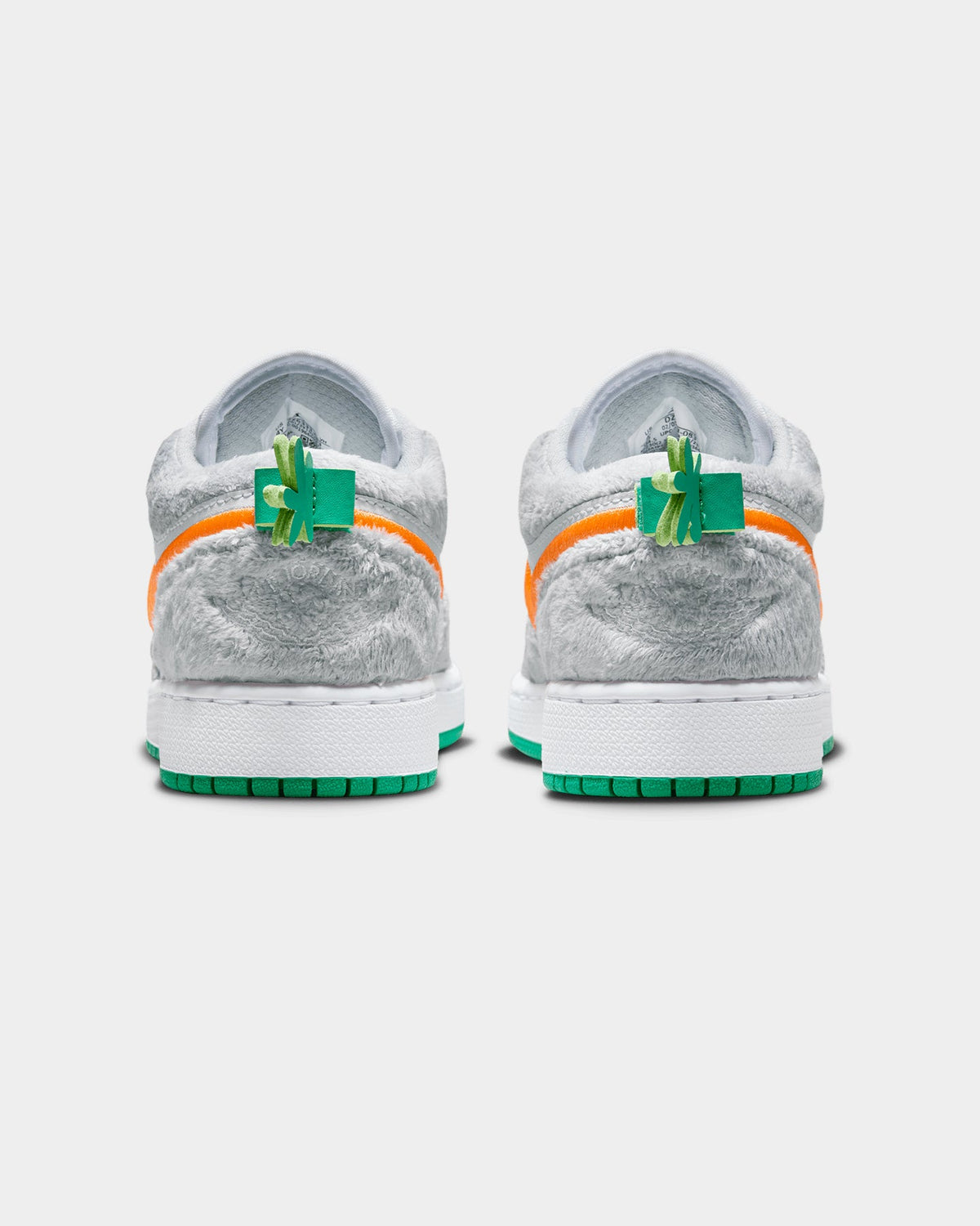 HOT Products Jordan Kids' Air Jordan 1 Low SE (GS) "Rabbit" Light Smoke Grey/Total Orange/White/Stadium Green