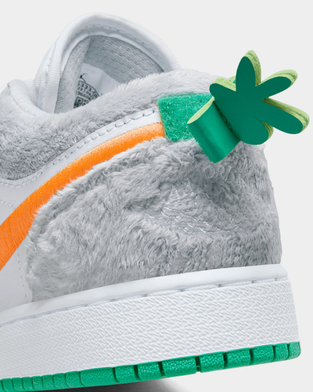 HOT Products Jordan Kids' Air Jordan 1 Low SE (GS) "Rabbit" Light Smoke Grey/Total Orange/White/Stadium Green