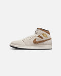 HOT Products Jordan Air Jordan 1 Mid SE "Brown Elephant" Light Orewood Brown/White