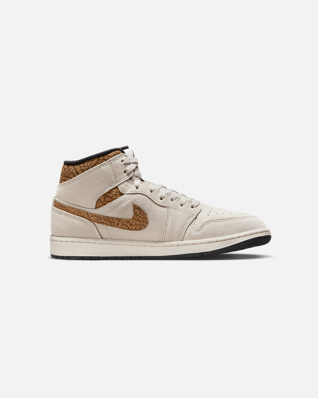 HOT Products Jordan Air Jordan 1 Mid SE "Brown Elephant" Light Orewood Brown/White