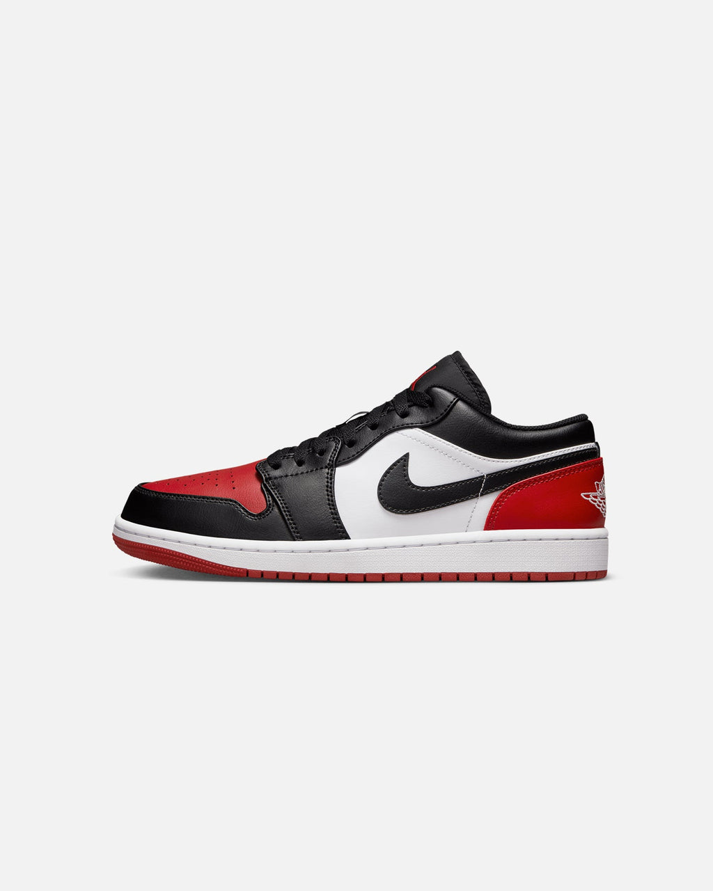 HOT Products Jordan Air Jordan 1 Low "Bred Toe" White/Black/Varsity Red