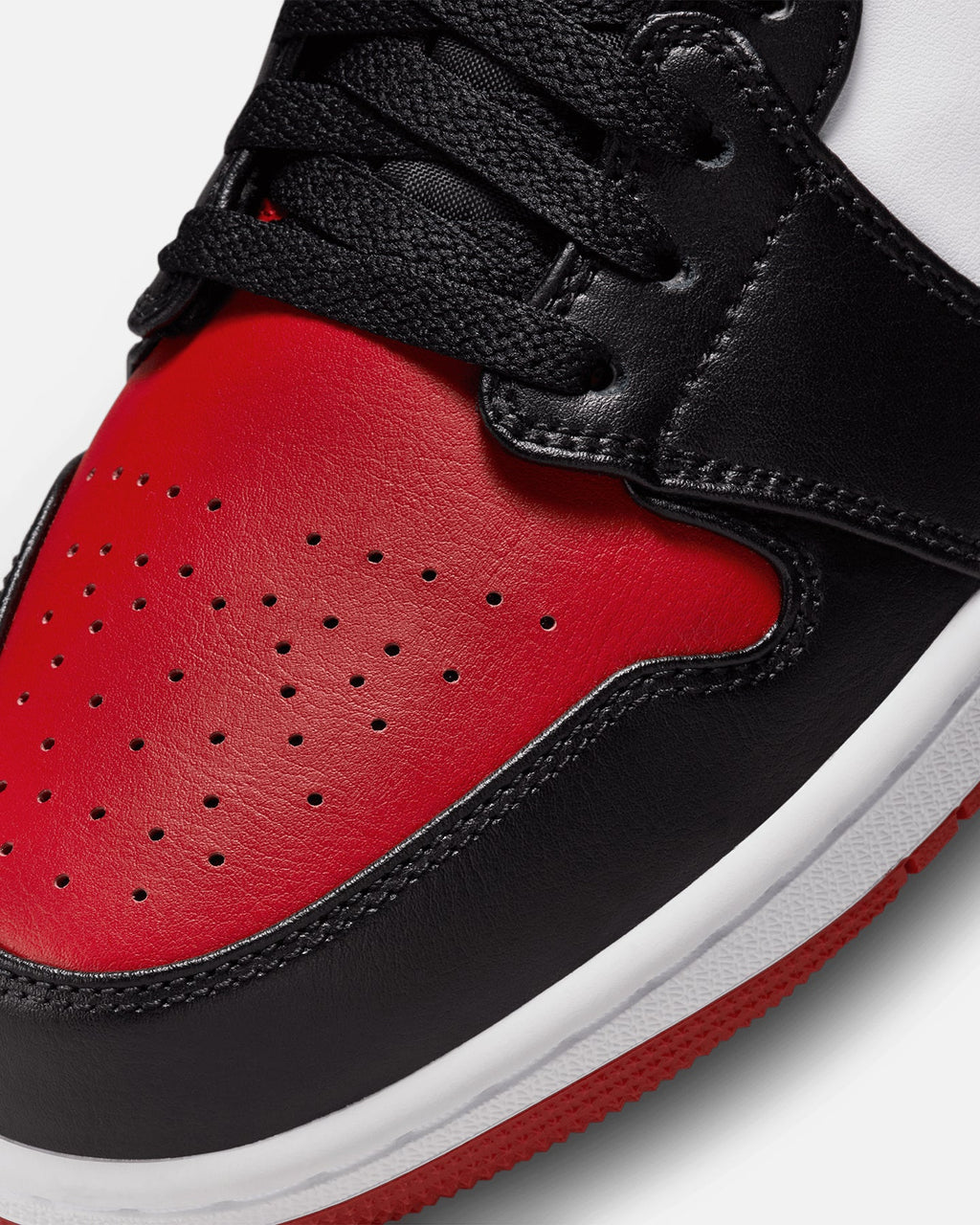 HOT Products Jordan Air Jordan 1 Low "Bred Toe" White/Black/Varsity Red