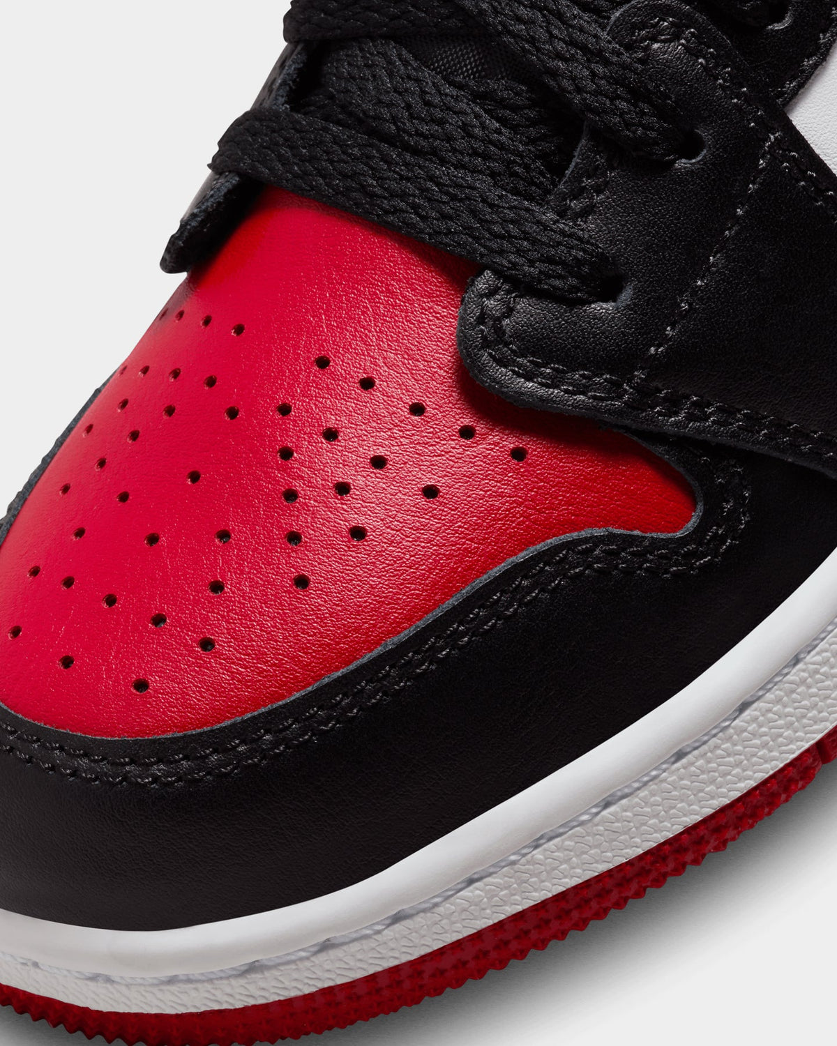 HOT Products Jordan Kids' Air Jordan 1 Low BG "Bred Toe" White/Black