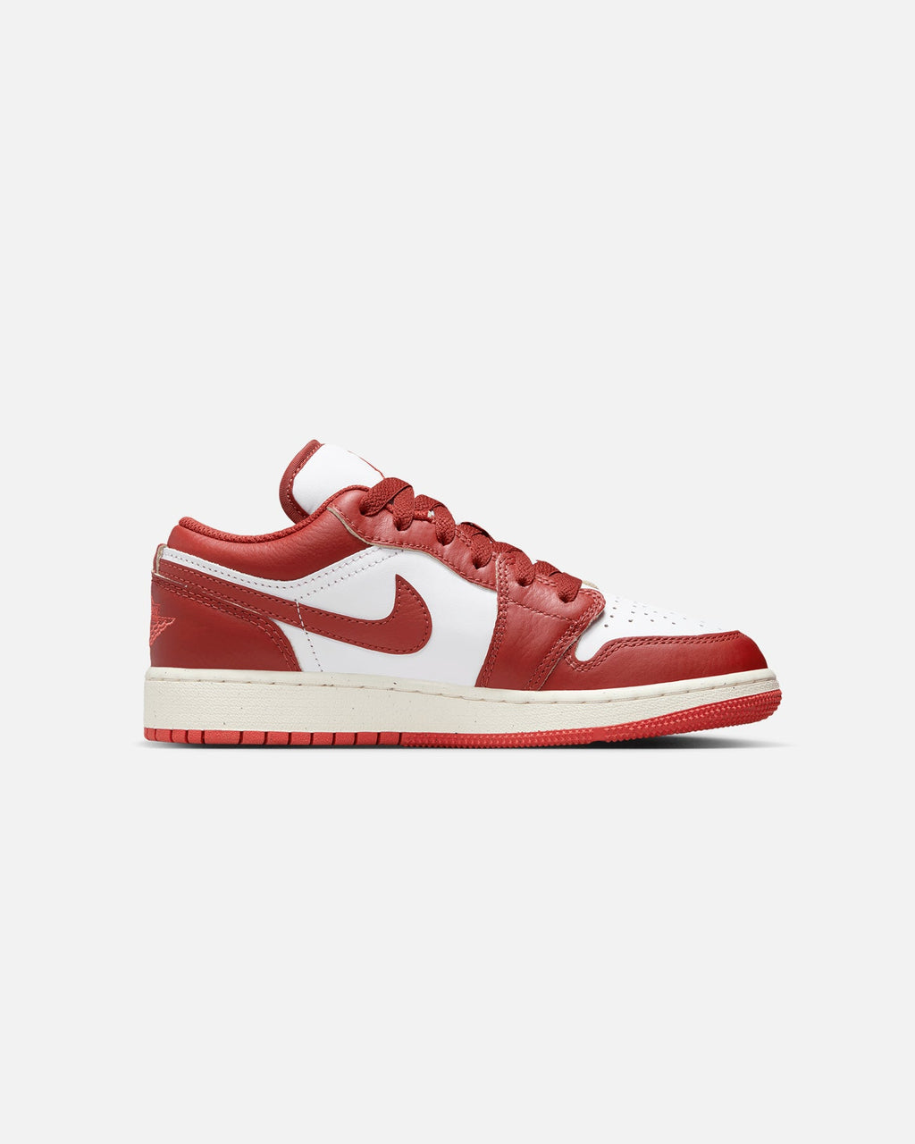 HOT Products Jordan Kids' Air Jordan 1 Low SE (GS) White/Dune Red