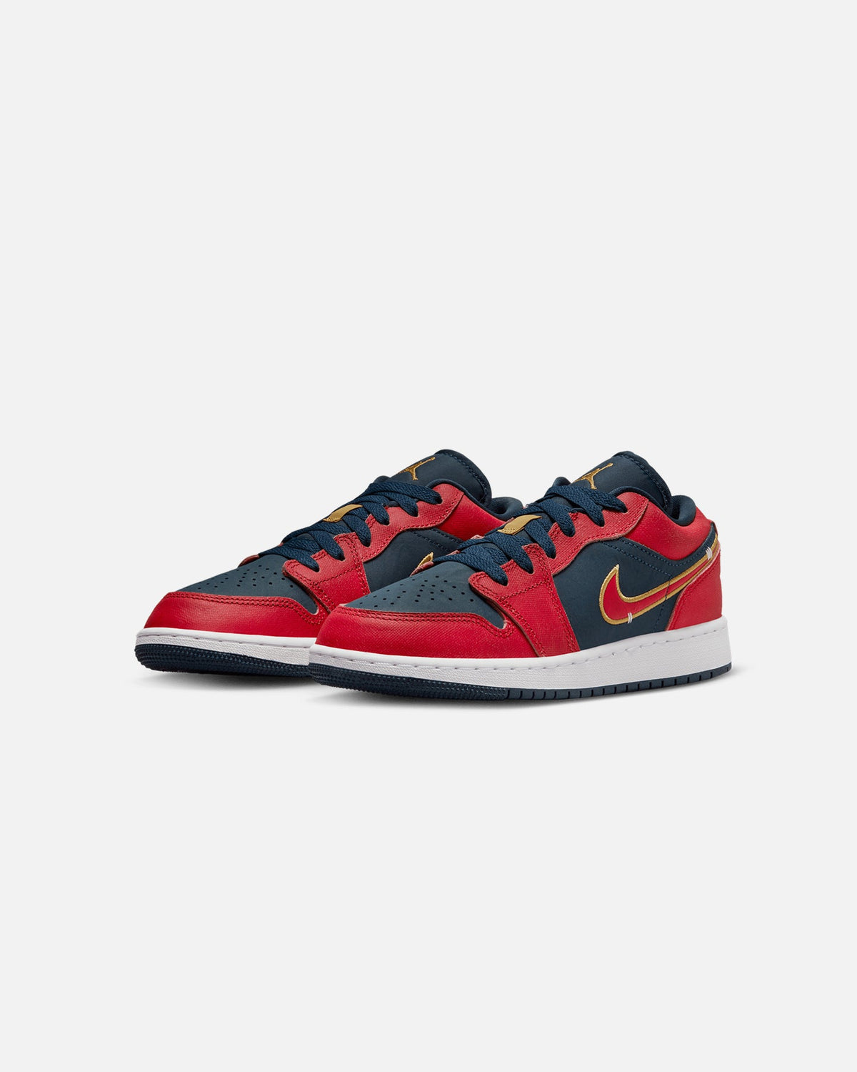 HOT Products Jordan Kids' Air Jordan 1 Low SE (GS) Armoury Navy/Gold/Red