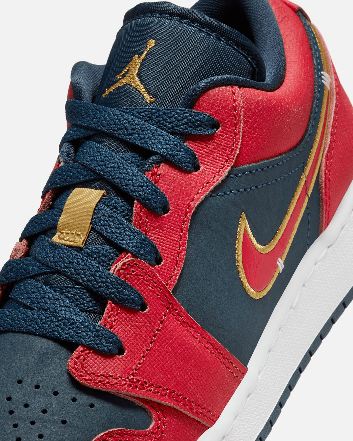 HOT Products Jordan Kids' Air Jordan 1 Low SE (GS) Armoury Navy/Gold/Red