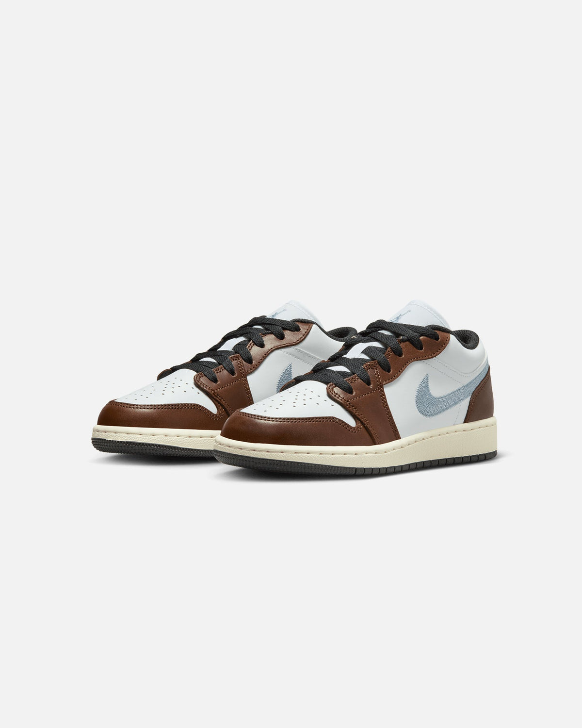 HOT Products Jordan Kids' Air Jordan 1 Low SE (GS) White/Blue Grey