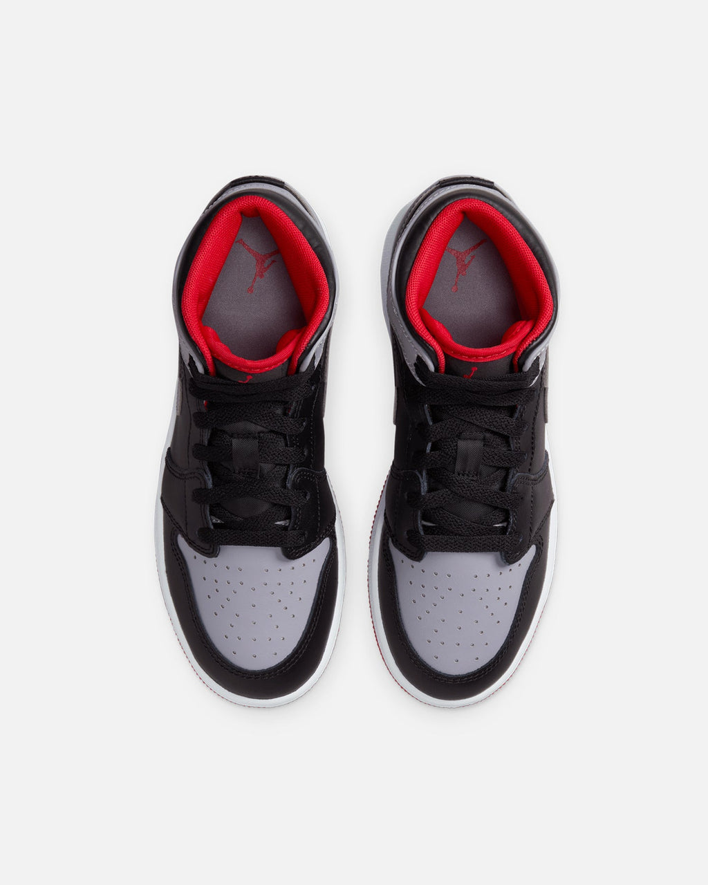 HOT Products Jordan Kids' Air Jordan 1 Mid (GS) Black/Cement Grey