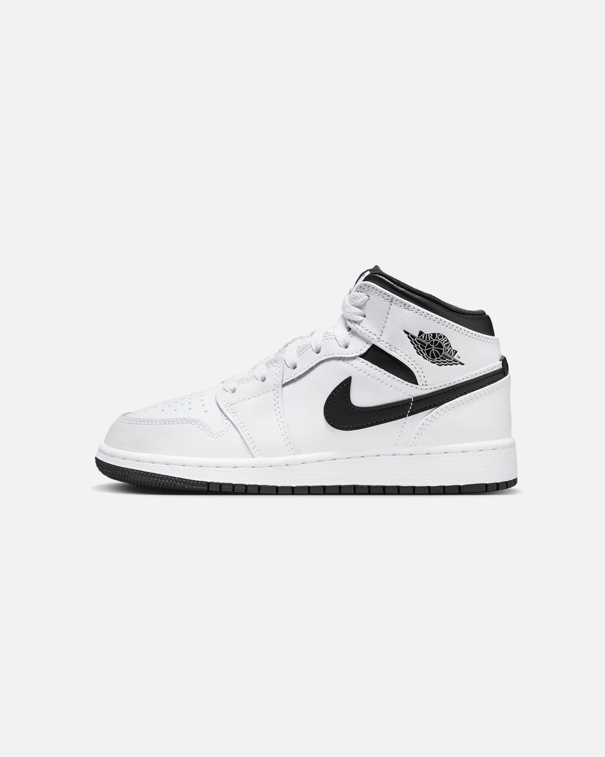 HOT Products Jordan Kids' Air Jordan 1 Mid (GS) White/Black