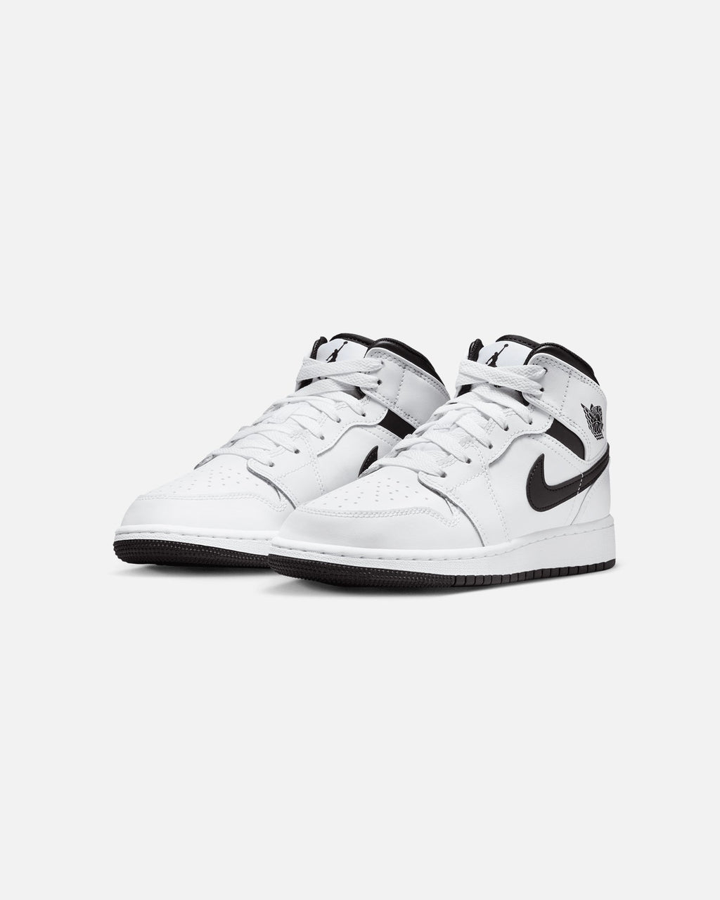 HOT Products Jordan Kids' Air Jordan 1 Mid (GS) White/Black