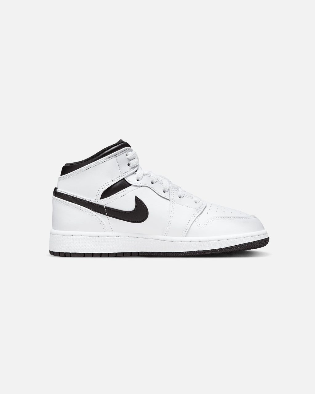 HOT Products Jordan Kids' Air Jordan 1 Mid (GS) White/Black