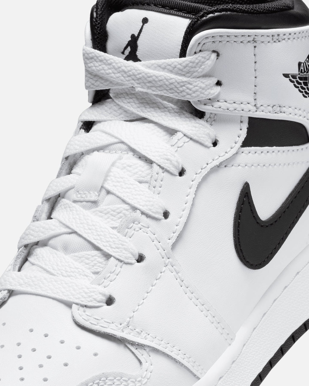 HOT Products Jordan Kids' Air Jordan 1 Mid (GS) White/Black