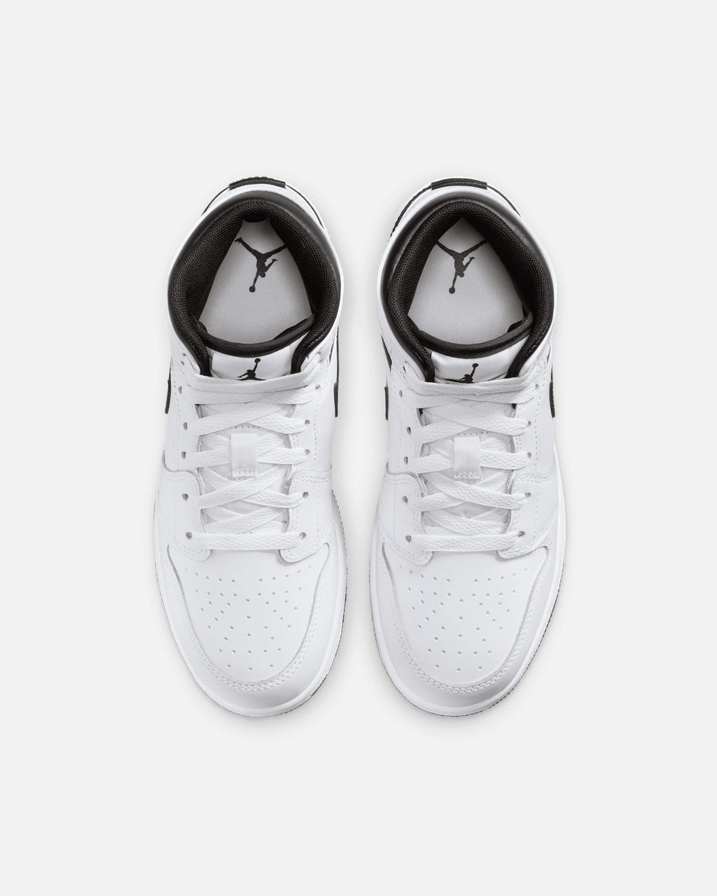 HOT Products Jordan Kids' Air Jordan 1 Mid (GS) White/Black
