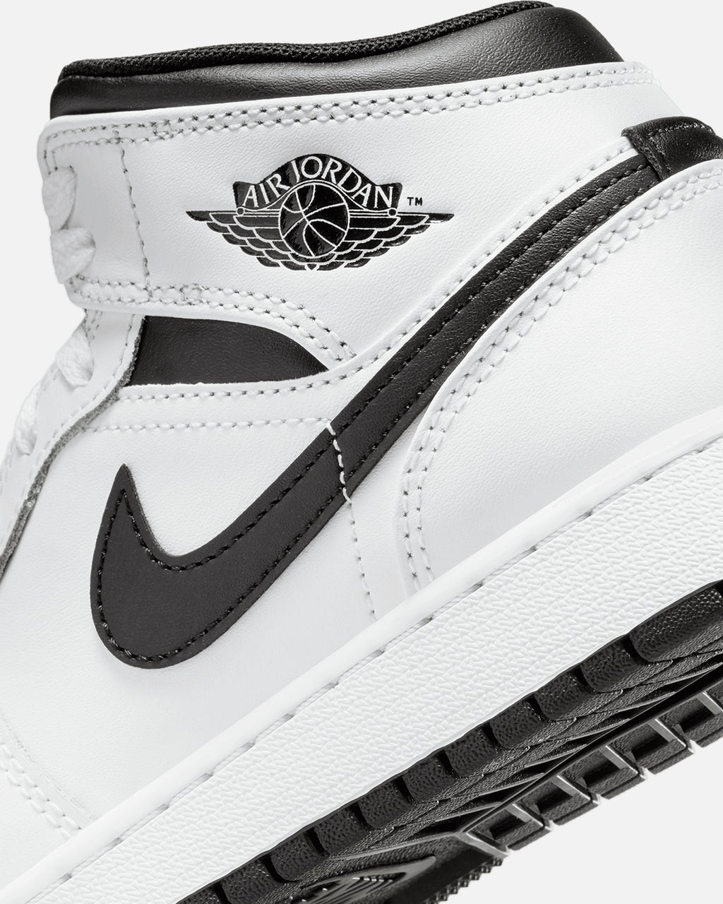 HOT Products Jordan Kids' Air Jordan 1 Mid (GS) White/Black