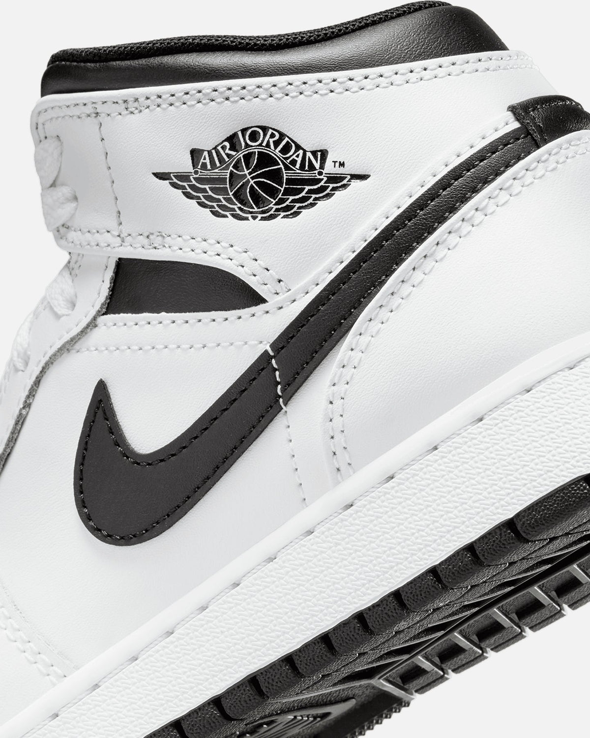 HOT Products Jordan Kids' Air Jordan 1 Mid (GS) White/Black