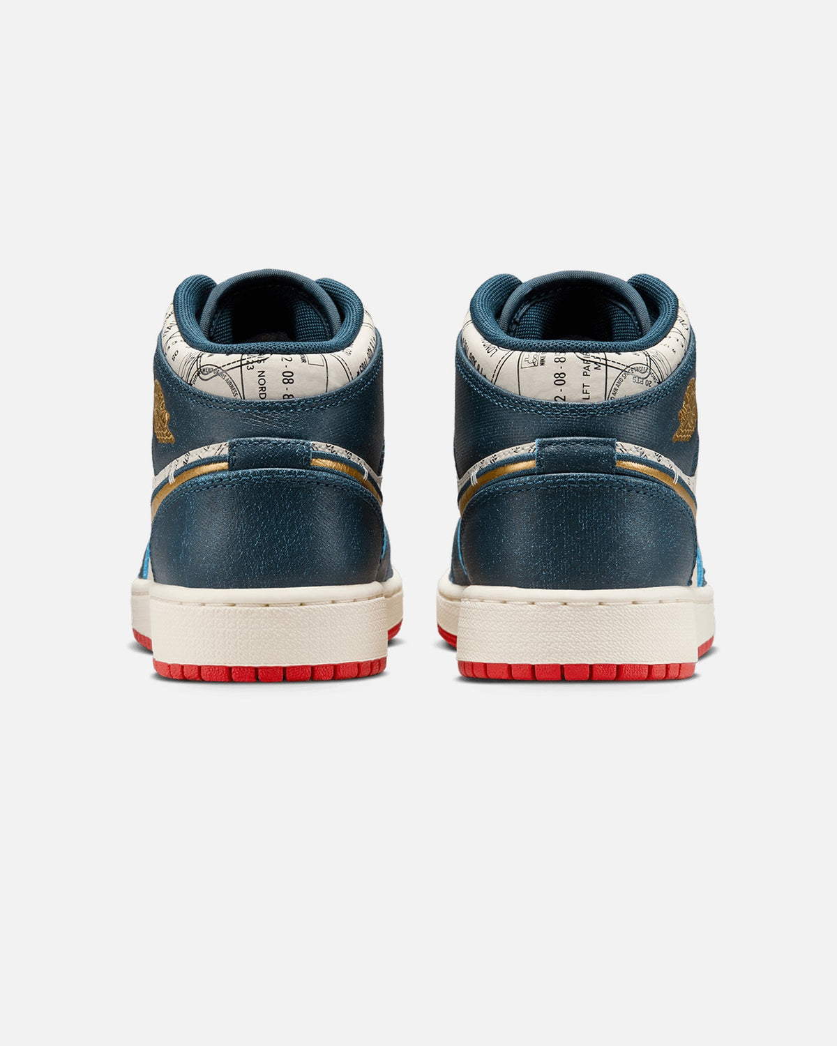 HOT Products Jordan Kids' Air Jordan 1 Mid SE "Take Flight" (GS) Armoury Navy/Metallic Gold