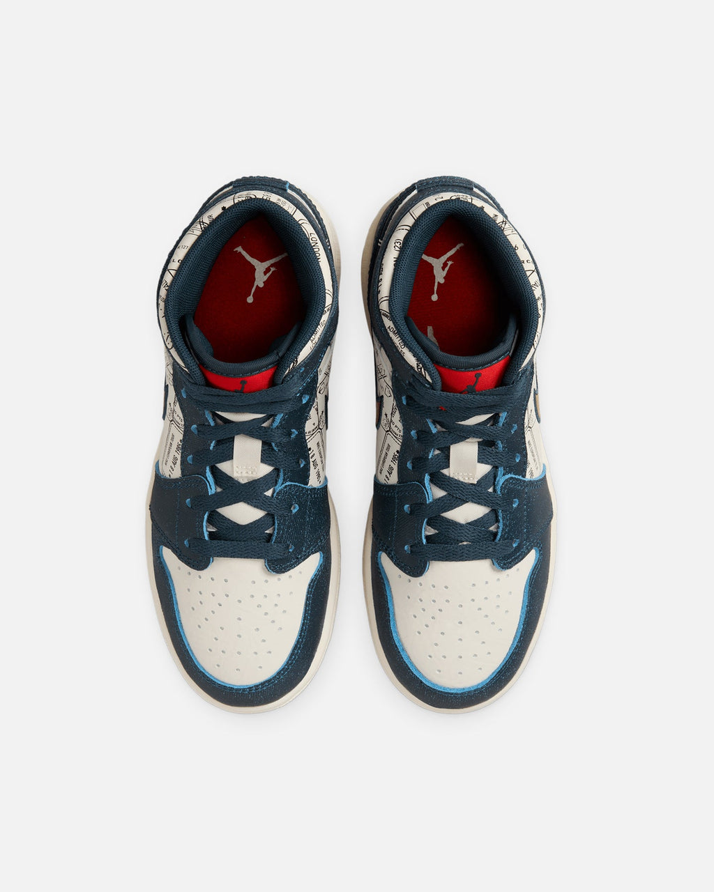HOT Products Jordan Kids' Air Jordan 1 Mid SE "Take Flight" (GS) Armoury Navy/Metallic Gold