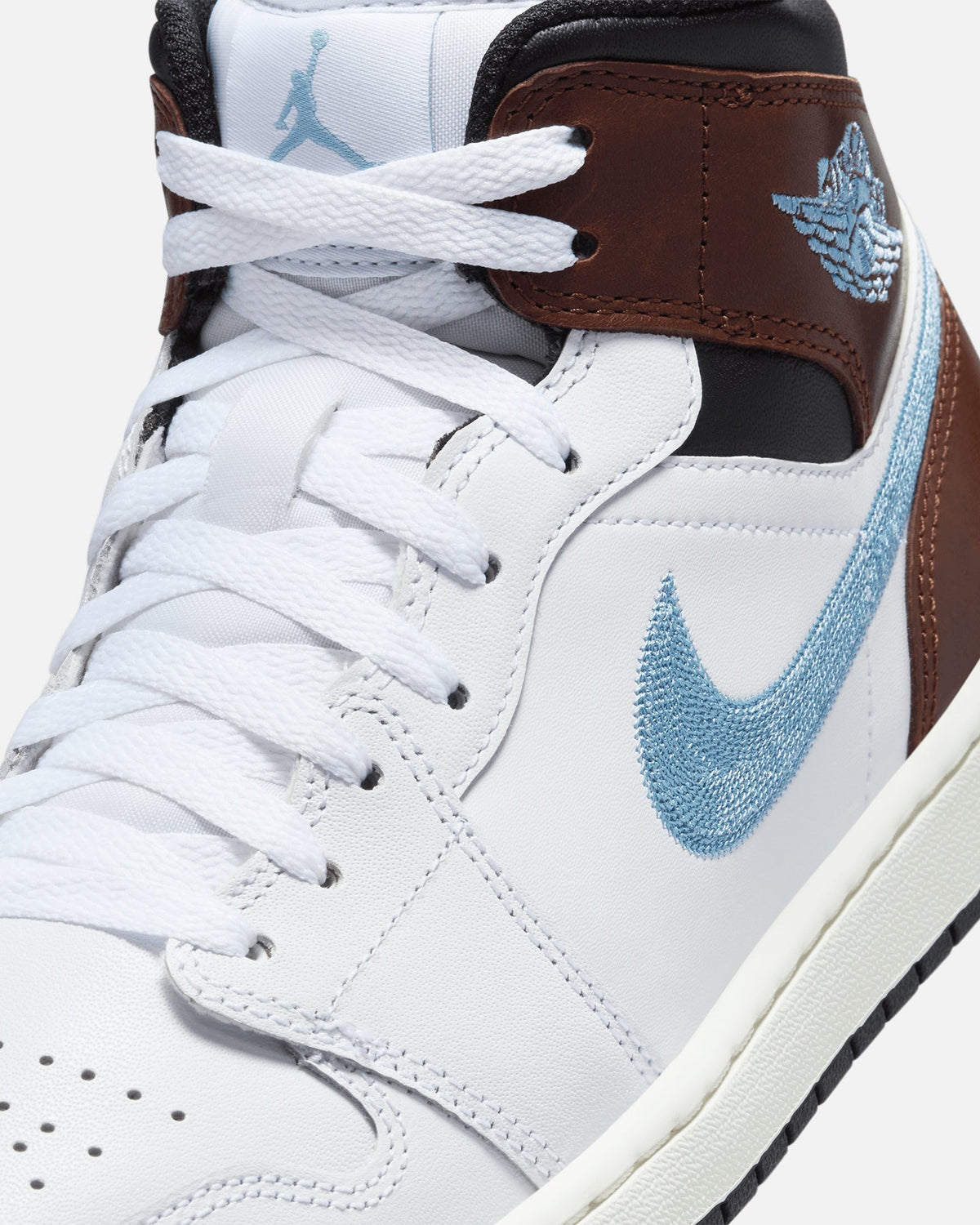 HOT Products Jordan Air Jordan 1 Mid SE V2 White/Blue Grey