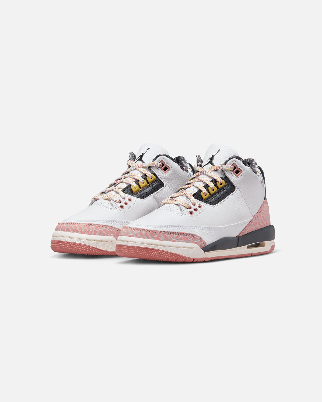HOT Products Jordan Kids' Air Jordan 3 Retro "Red Stardust" (GS) White/Anthracite