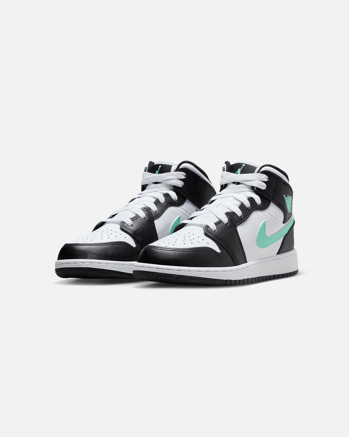 HOT Products Jordan Kids' Air Jordan 1 Mid (GS) White/Green Glow