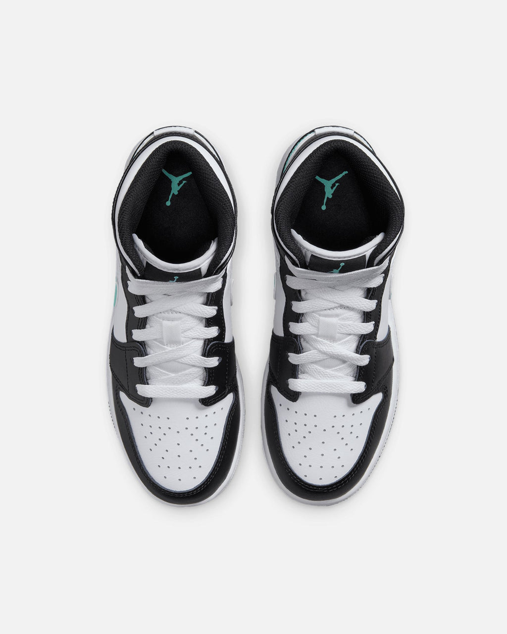 HOT Products Jordan Kids' Air Jordan 1 Mid (GS) White/Green Glow