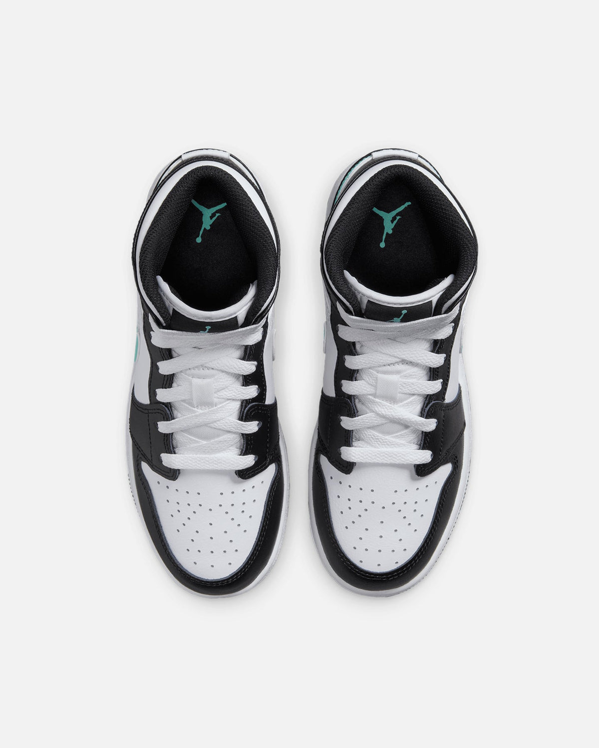 HOT Products Jordan Kids' Air Jordan 1 Mid (GS) White/Green Glow