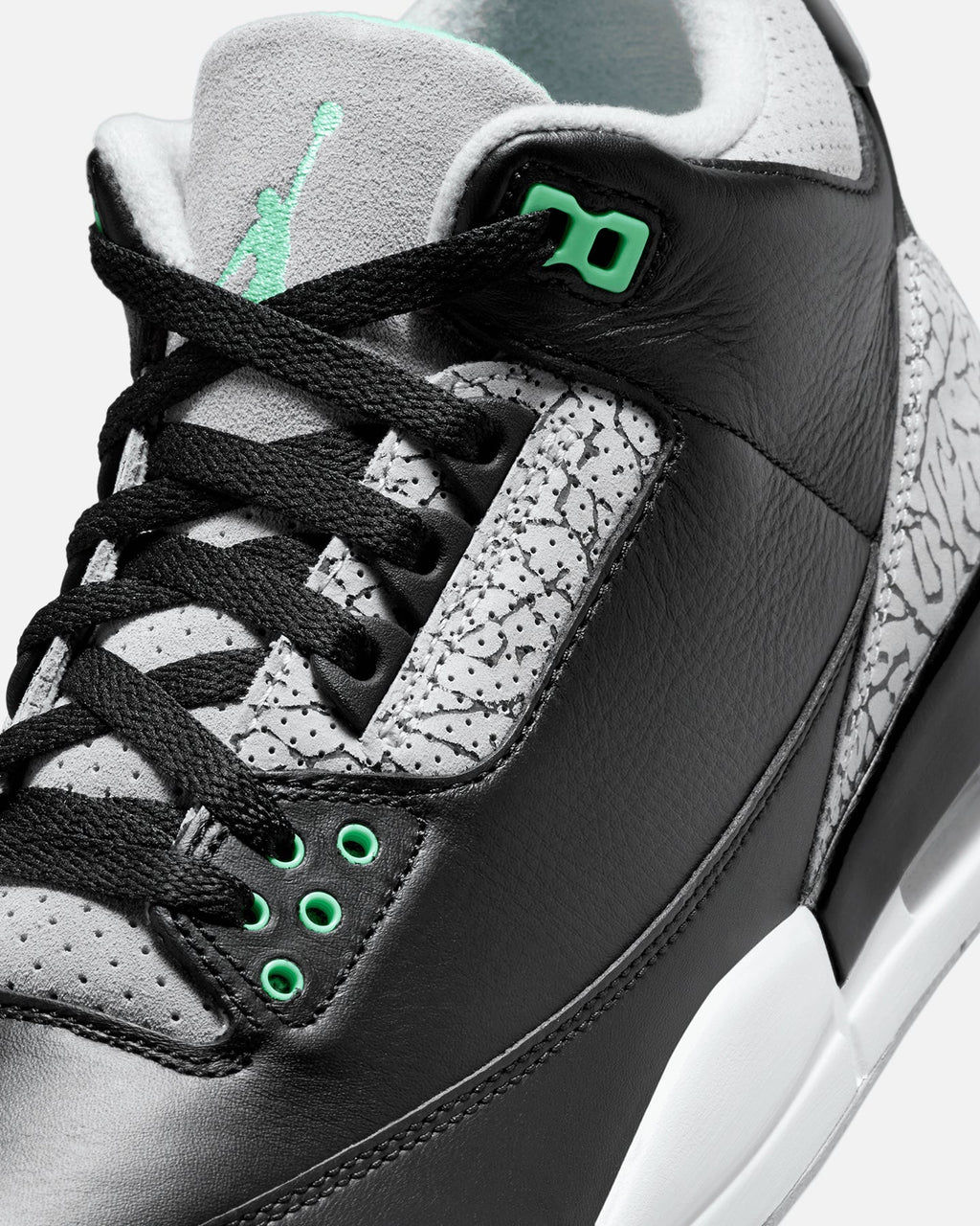 HOT Products Jordan Air Jordan 3 Retro "Green Glow" Black/Green Glow