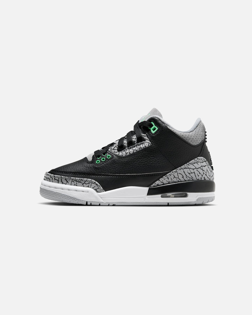 HOT Products Jordan Kids' Air Jordan 3 Retro (GS) Black/Green Glow