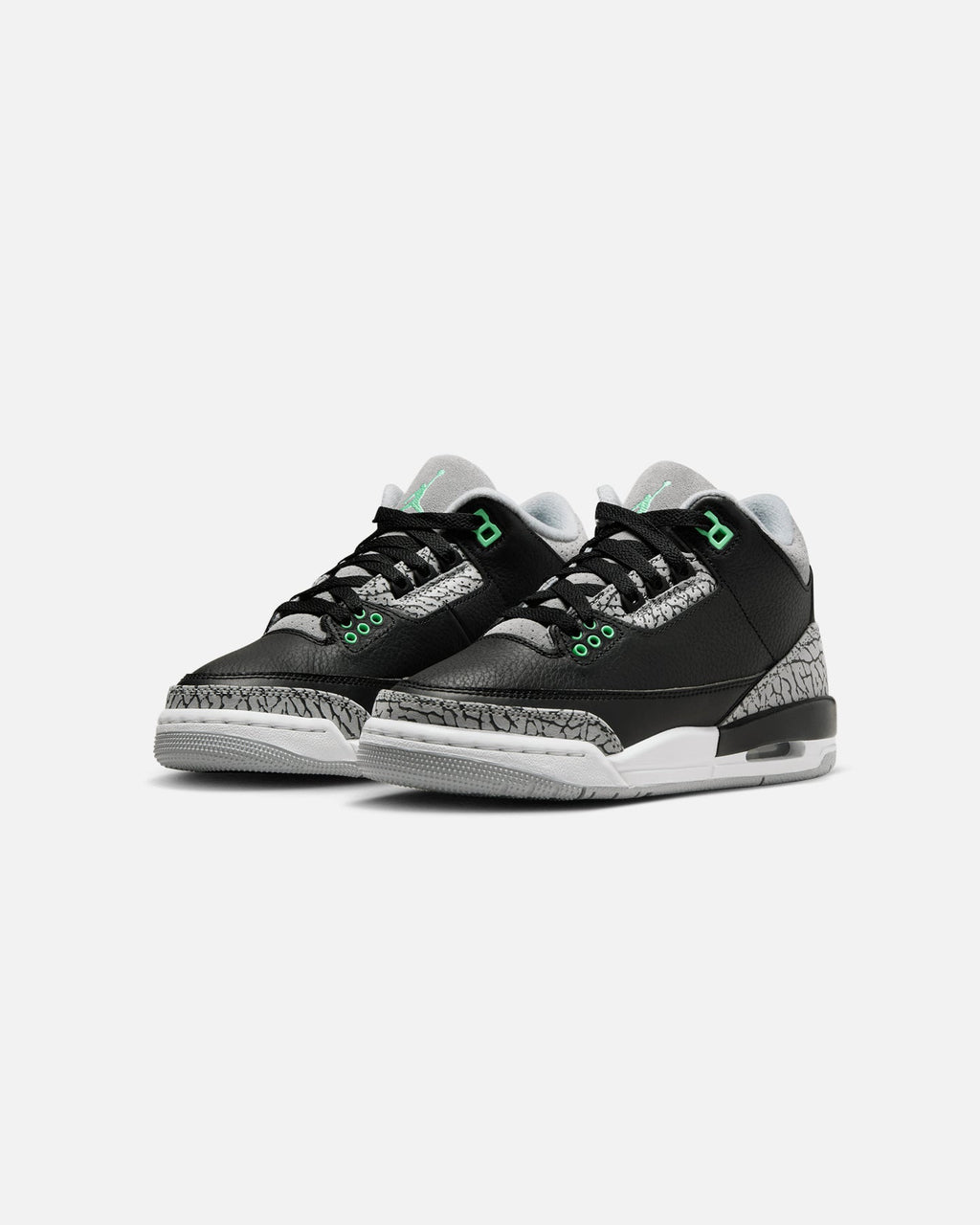 HOT Products Jordan Kids' Air Jordan 3 Retro (GS) Black/Green Glow