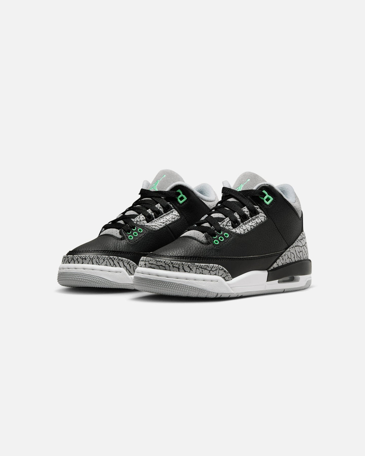 HOT Products Jordan Kids' Air Jordan 3 Retro (GS) Black/Green Glow