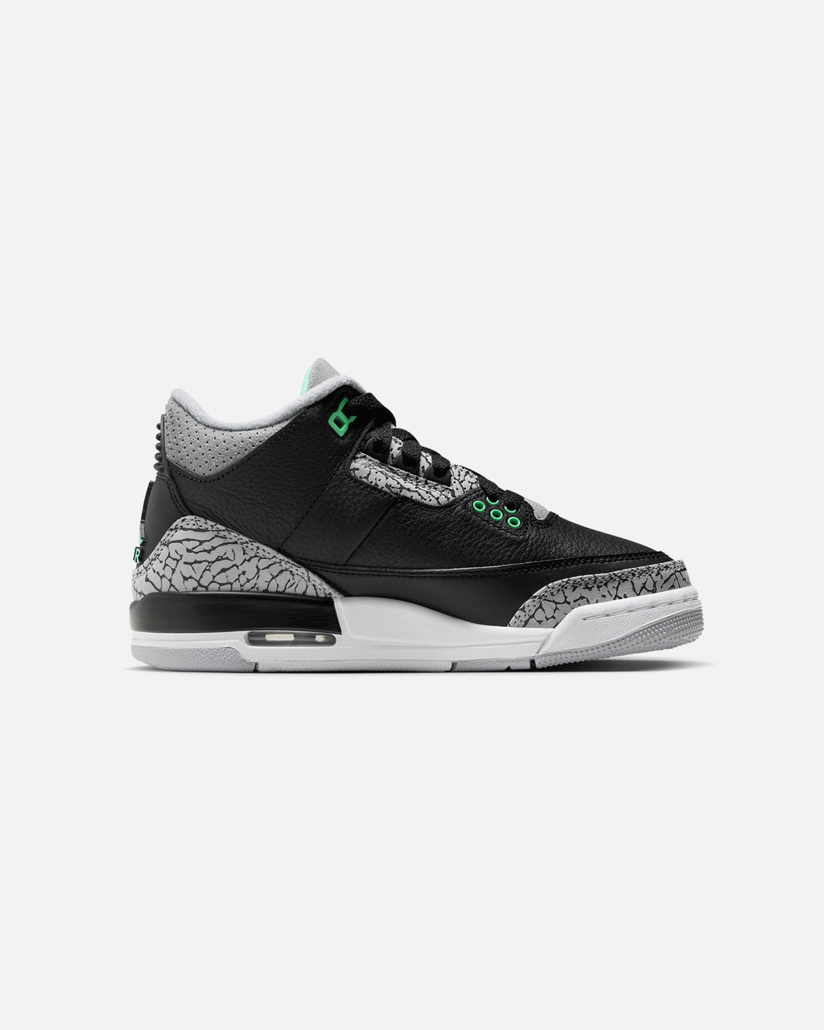HOT Products Jordan Kids' Air Jordan 3 Retro (GS) Black/Green Glow