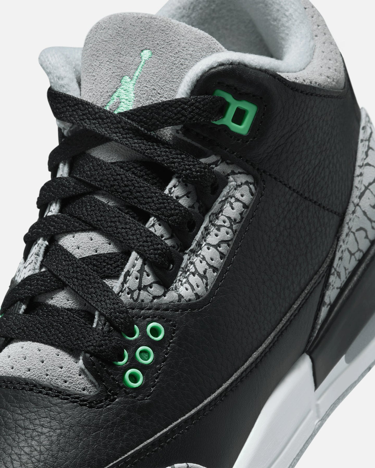 HOT Products Jordan Kids' Air Jordan 3 Retro (GS) Black/Green Glow