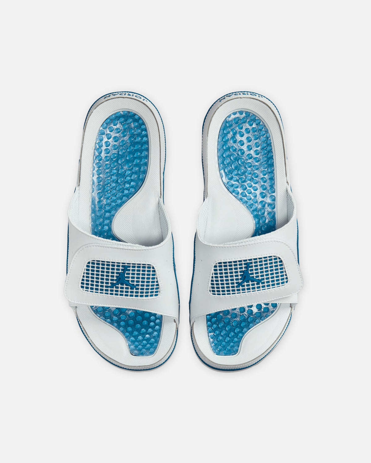 HOT Products Jordan Hydro 4 Retro "MILITARY BLUE" Slides Off White/Indus