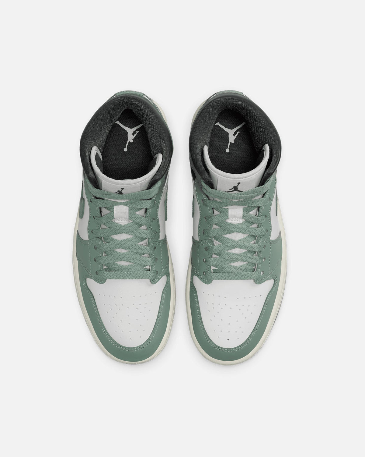 HOT Products Jordan Women's Air Jordan 1 Mid Sail/Jade Smoke