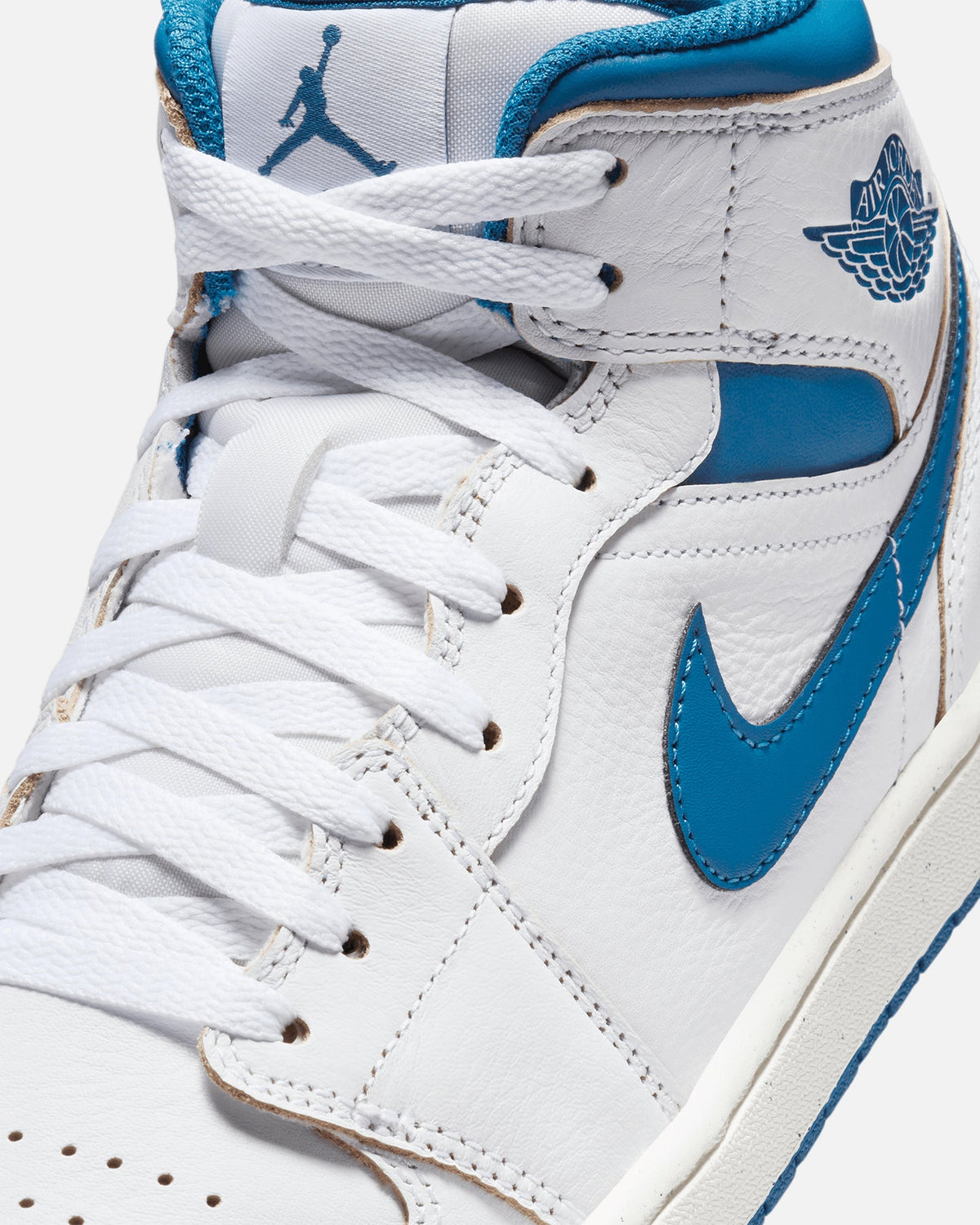 HOT Products Jordan Air Jordan 1 Mid SE "Industrial Blue" White/Industrial Blue