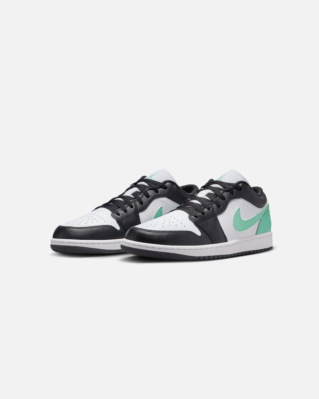 HOT Products Jordan Air Jordan 1 Low "Green Glow" White/Black-Green