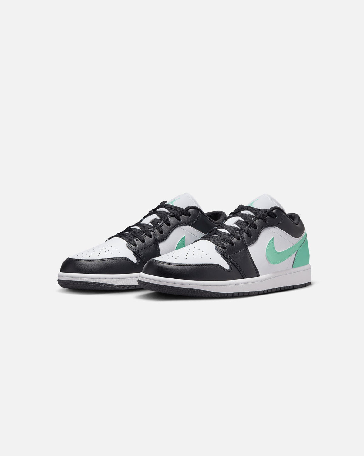 HOT Products Jordan Air Jordan 1 Low "Green Glow" White/Black-Green