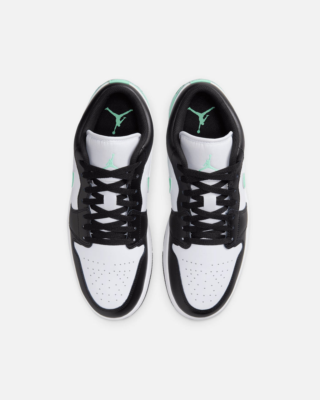 HOT Products Jordan Air Jordan 1 Low "Green Glow" White/Black-Green