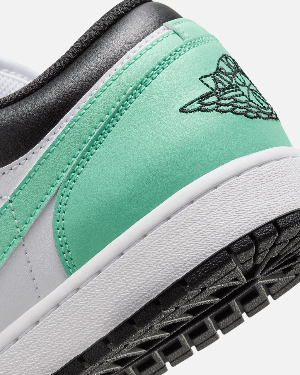HOT Products Jordan Air Jordan 1 Low "Green Glow" White/Black-Green