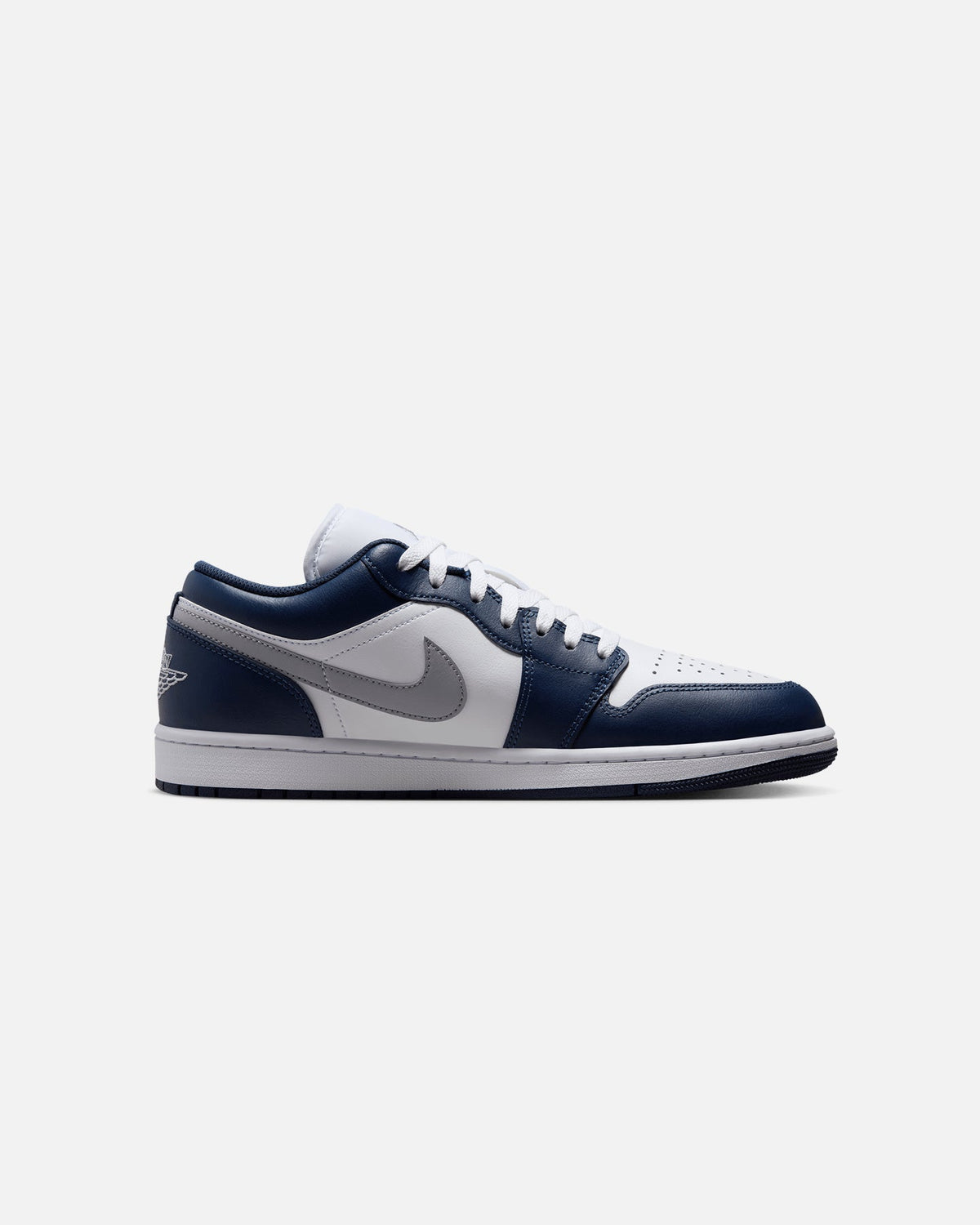 HOT Products Jordan Air Jordan 1 Low "Midnight Navy" White/Wolf Grey