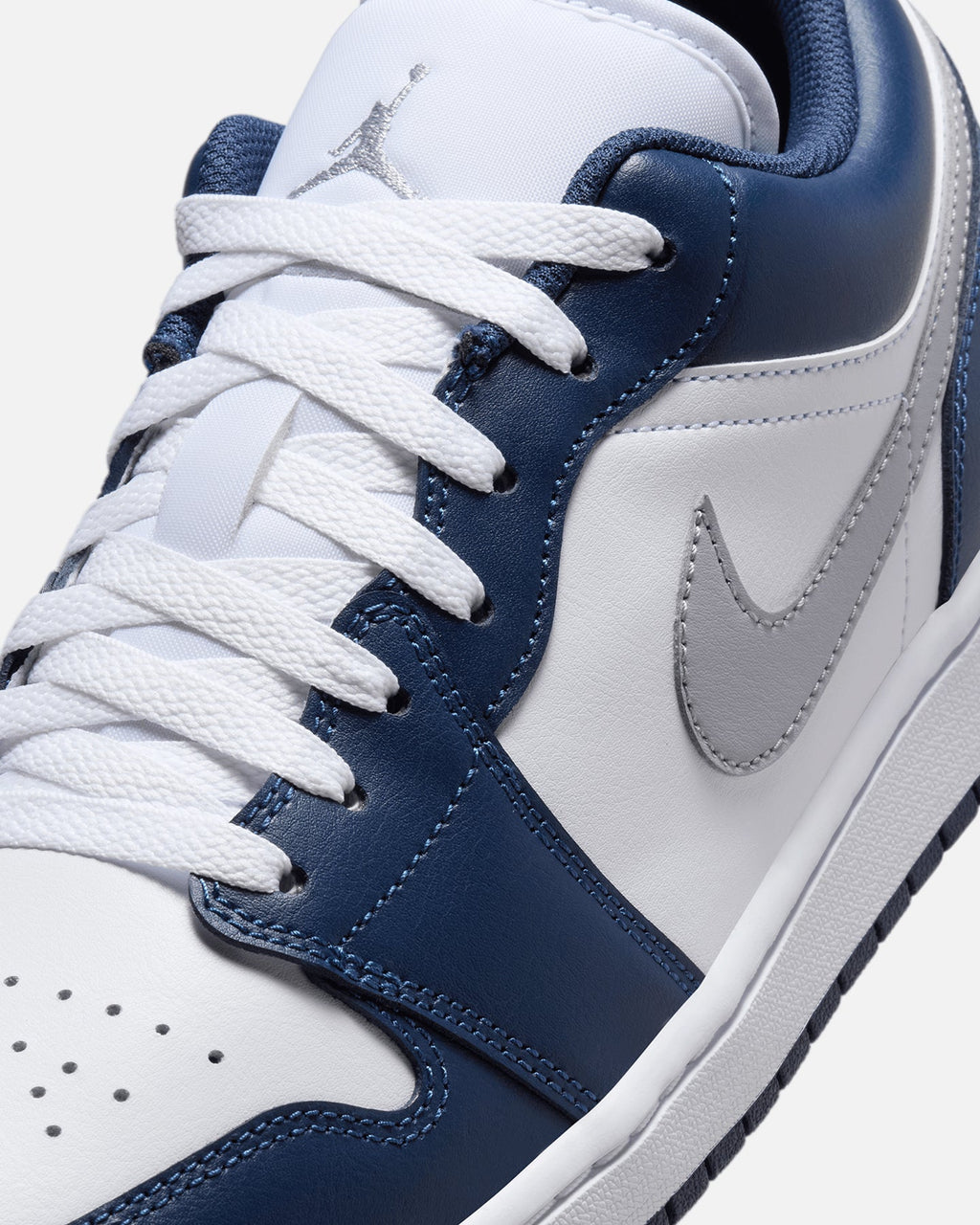 HOT Products Jordan Air Jordan 1 Low "Midnight Navy" White/Wolf Grey