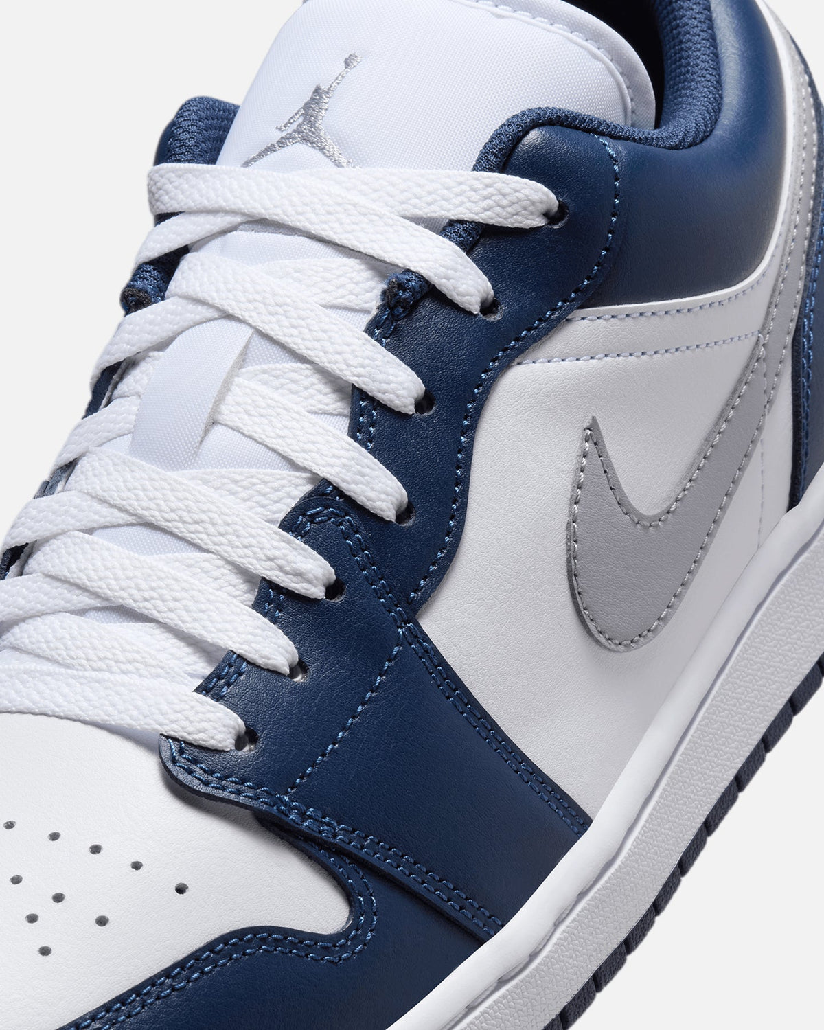 HOT Products Jordan Air Jordan 1 Low "Midnight Navy" White/Wolf Grey