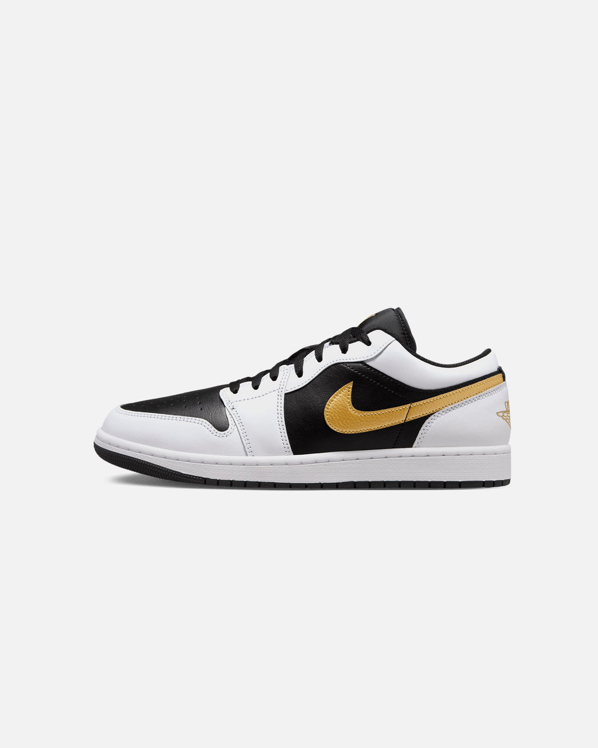 HOT Products Jordan Air Jordan 1 Low "Gold Swoosh" White/Metallic