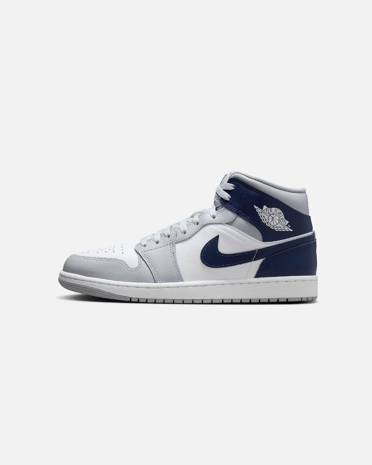 HOT Products Jordan Air Jordan 1 Mid "Georgetown" White/Midnight Navy