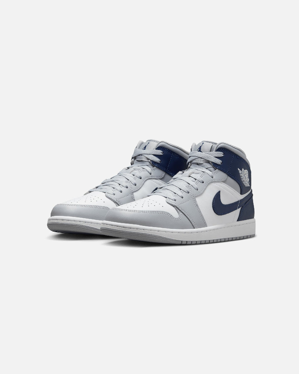 HOT Products Jordan Air Jordan 1 Mid "Georgetown" White/Midnight Navy