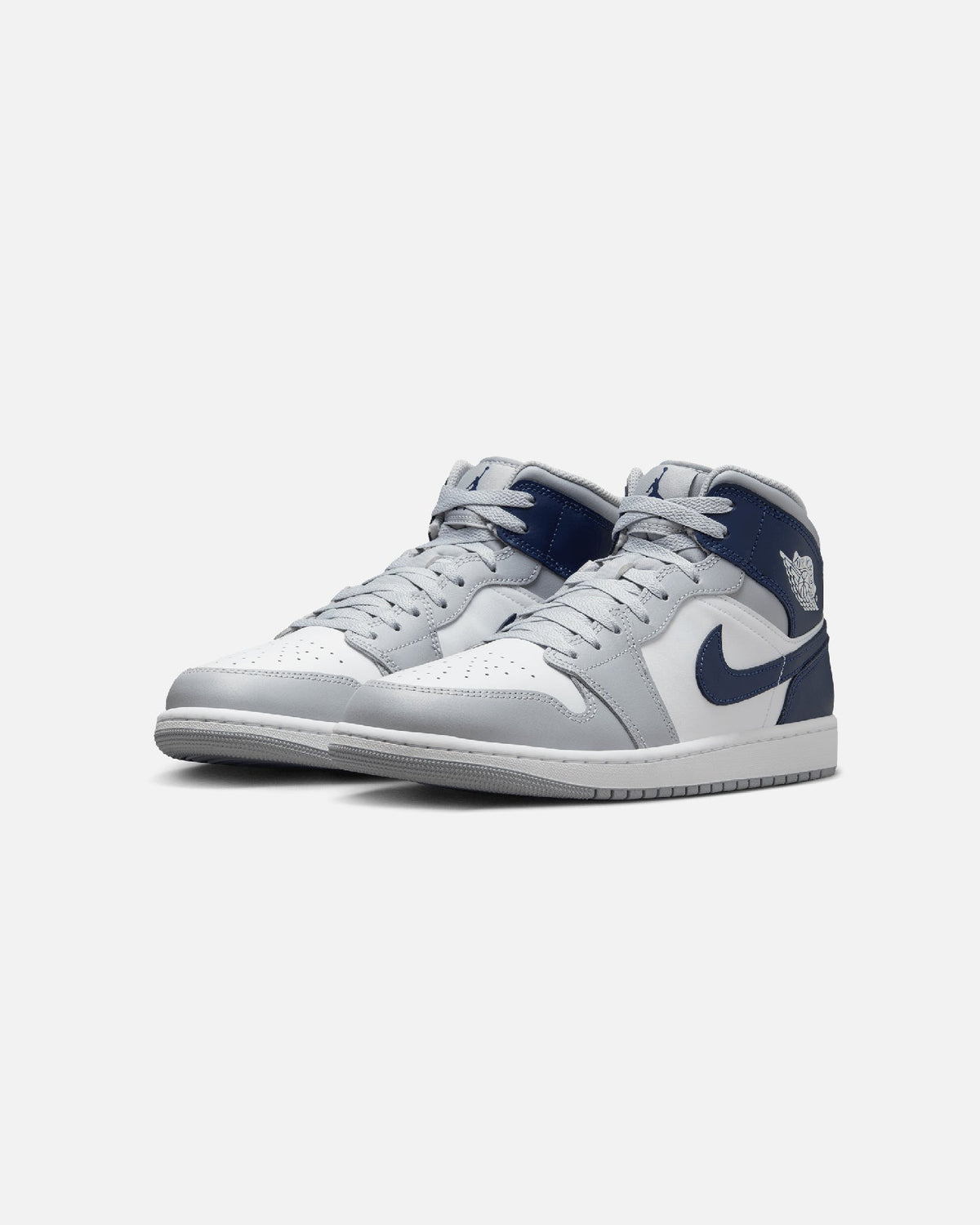 HOT Products Jordan Air Jordan 1 Mid "Georgetown" White/Midnight Navy